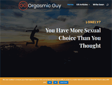 Tablet Screenshot of orgasmicguy.com